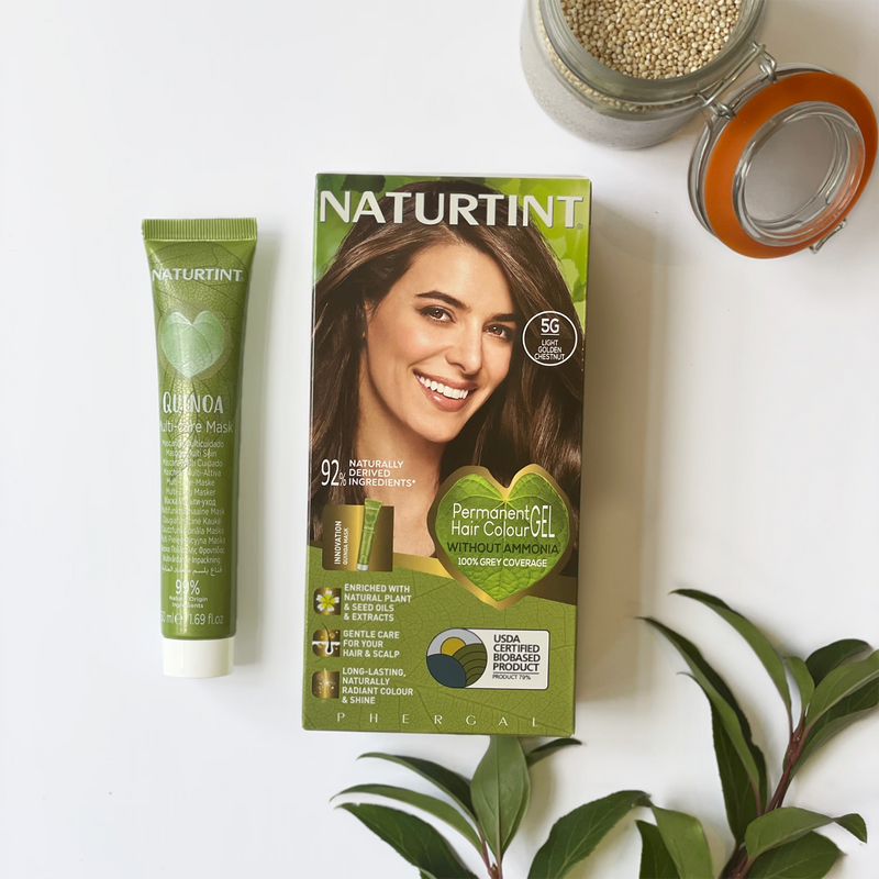 Naturtint 5G Light Golden Chestnut permanent hair colour (British brand)