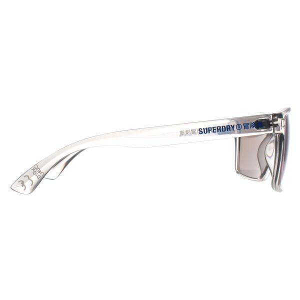 Superdry Kobe clear mirrored sunglasses for men (British brand)