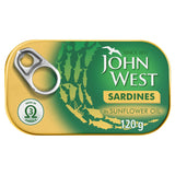 John West Sardines in Sunflower Oil 120g (90g*) GOODS Sainsburys   