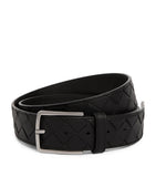 Bottega Veneta Intrecciato leather belt, imported from the UK
