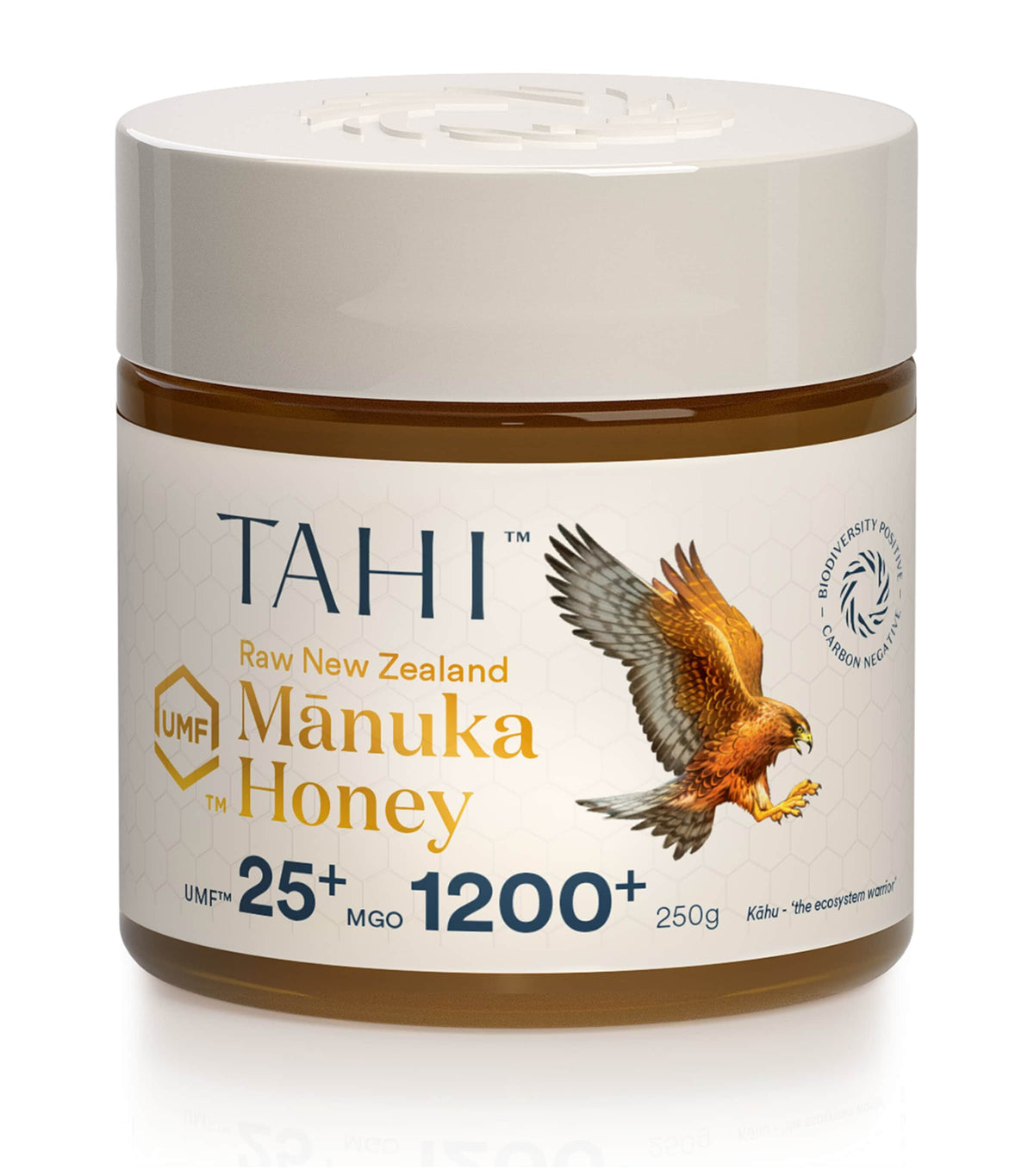 Tahi Honey Manuka Honey UMF 25+ MGO 1200+ 250g jar (British brand)