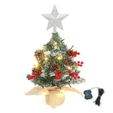Livingandhome Mini Pre Lit Artificial DIY Christmas Tree