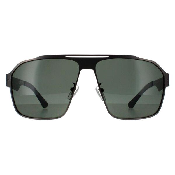 Police SPLL08 black polarised aviator sunglasses (British brand)