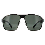 Police SPLL08 black polarised aviator sunglasses (British brand)
