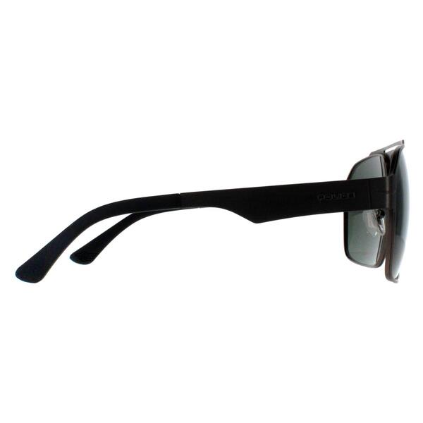 Police SPLL08 black polarised aviator sunglasses (British brand)