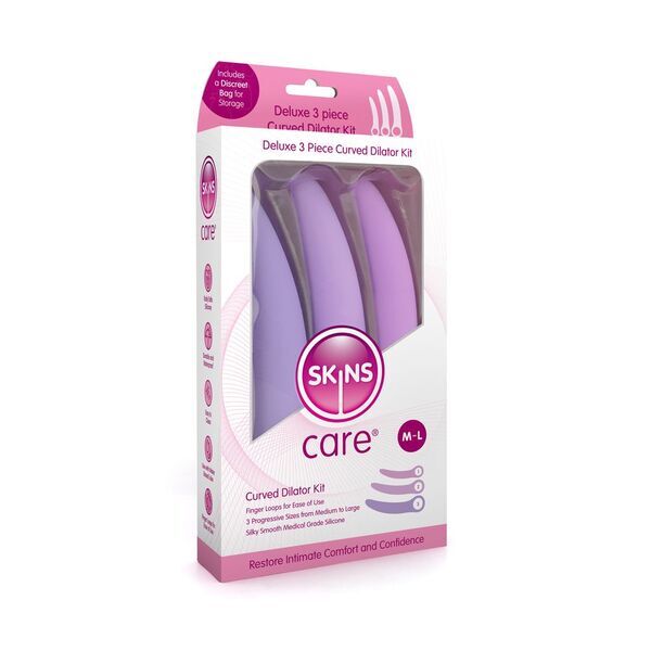 Skins Care curved dilator set 3pc medium large (British brand)