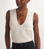 Tilly Sveaas T-bar watch chain necklace, imported from the UK