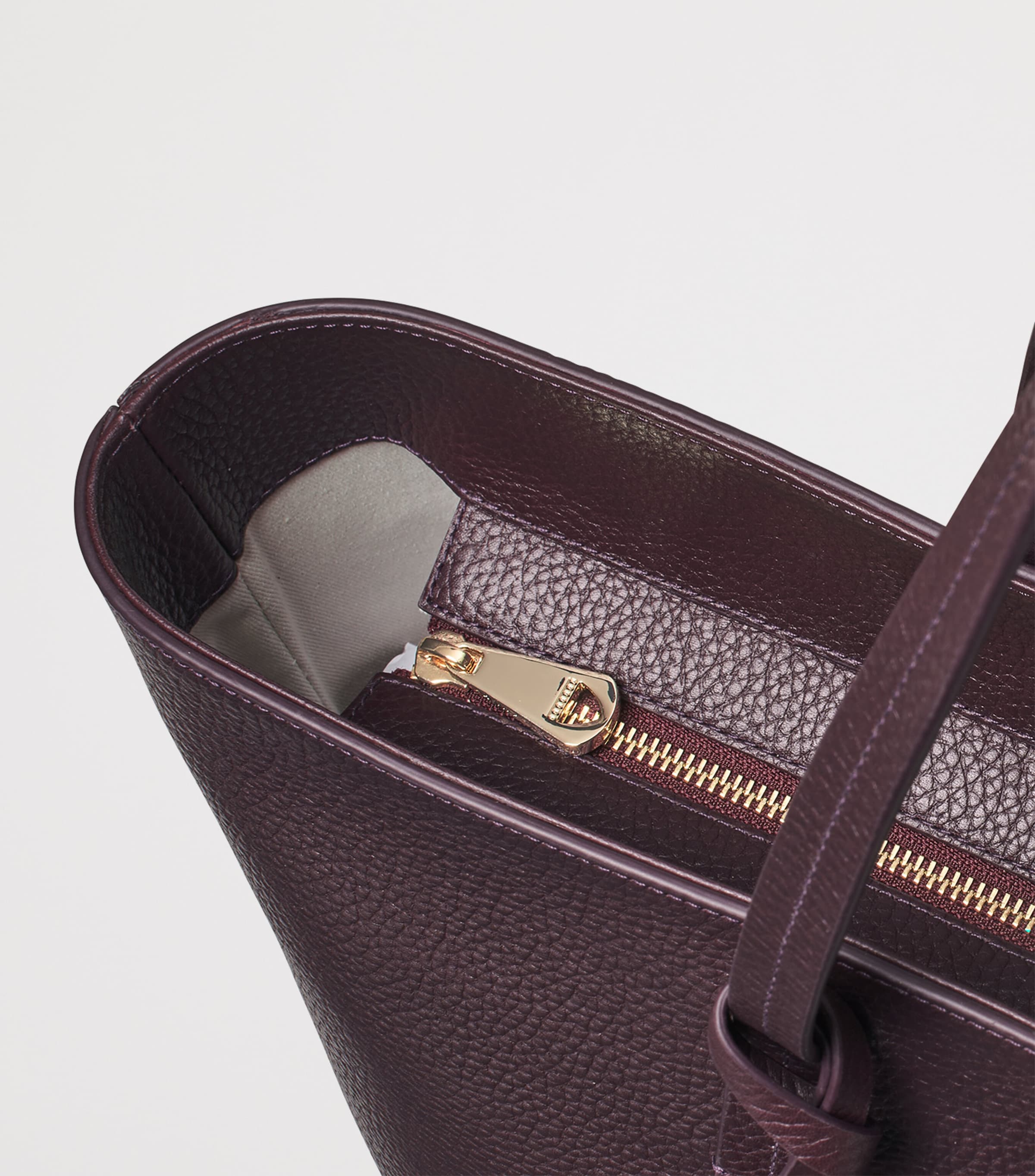 Aspinal of London leather east west tote bag - British product