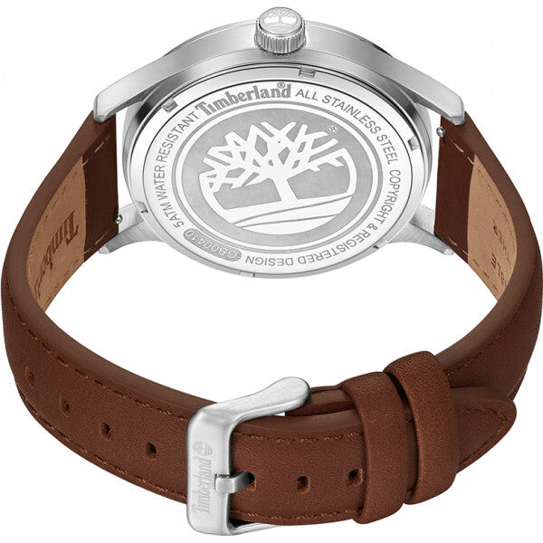 Timberland Trumbull blue watch with leather strap, imported from the UK