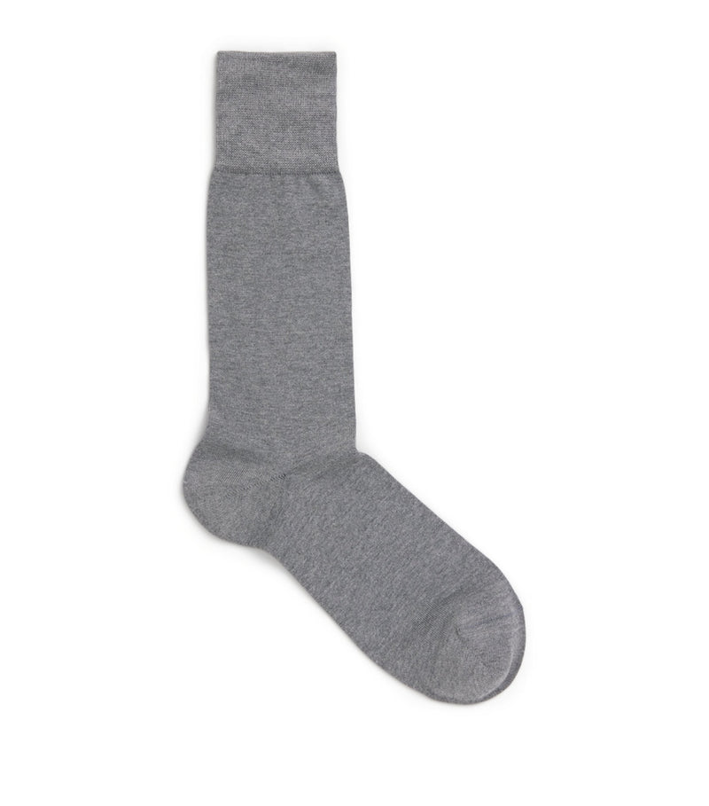 Harrods logo socks with cashmere and silk blend (British brand)