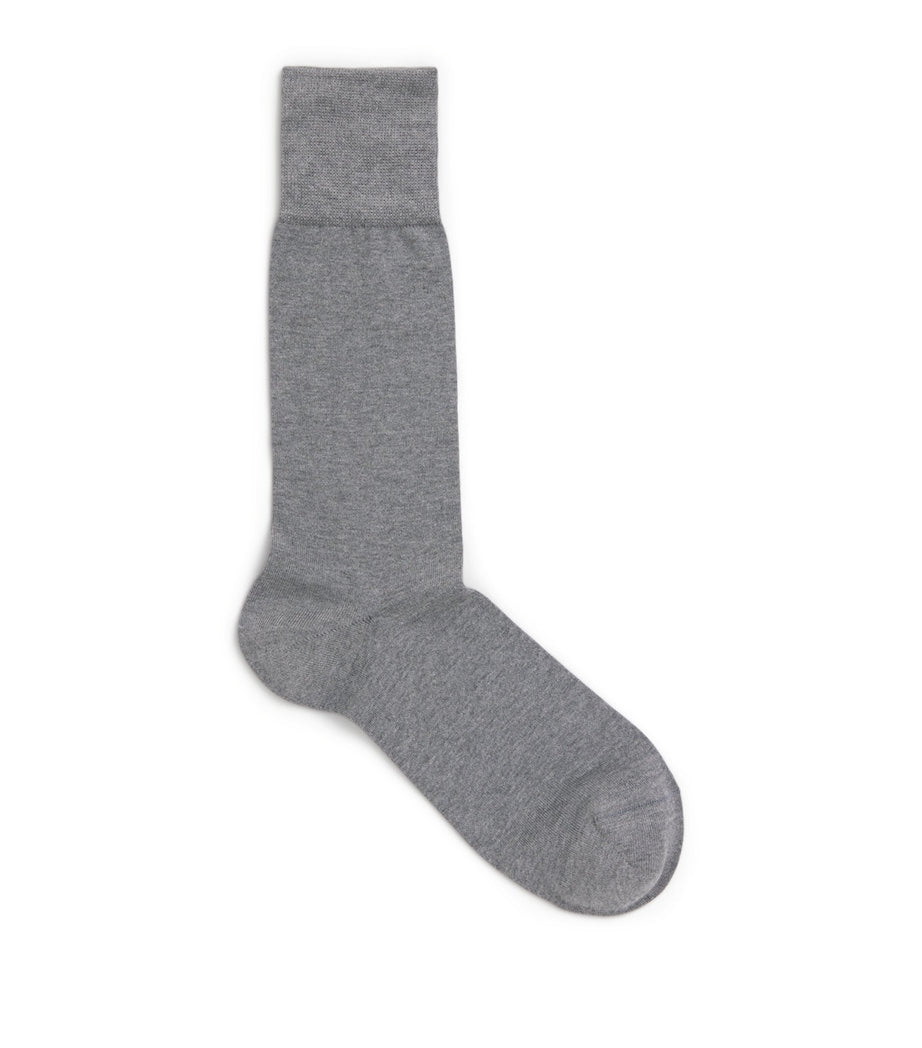 Harrods logo socks with cashmere and silk blend (British brand)