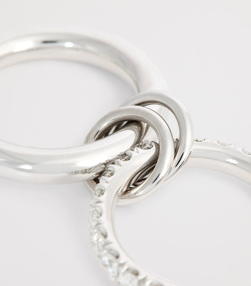 Spinelli Kilcollin Virgo zodiac ring 18k white gold (British brand)