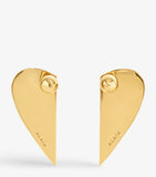 Alaïa Le Coeur Demi earrings brass - British product