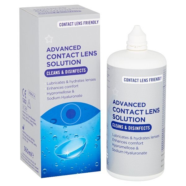 Superdrug Advanced Contact Lens Solution 360ml GOODS Superdrug   