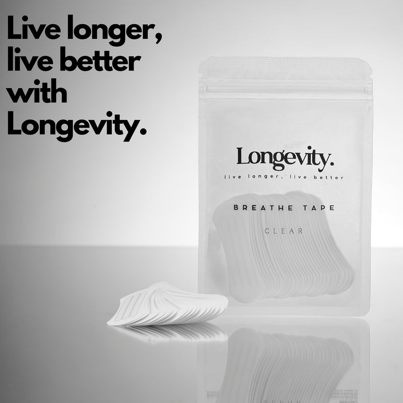 Longevity Breathe Tape 30 strips, imported from the UK