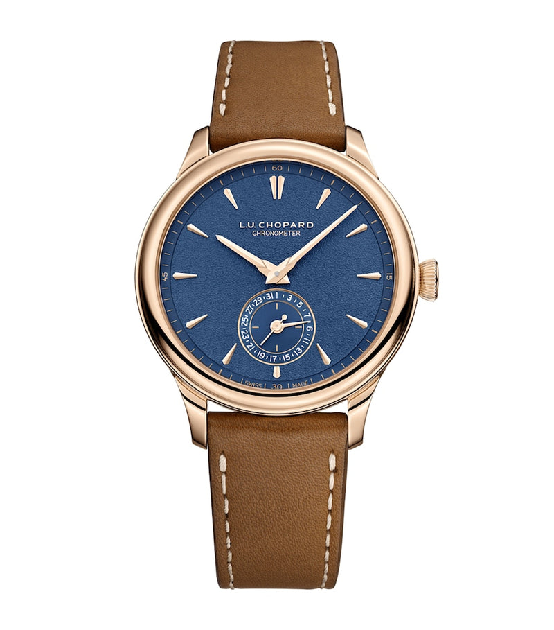 Chopard L.U.C Quattro watch rose gold 39mm, UK version