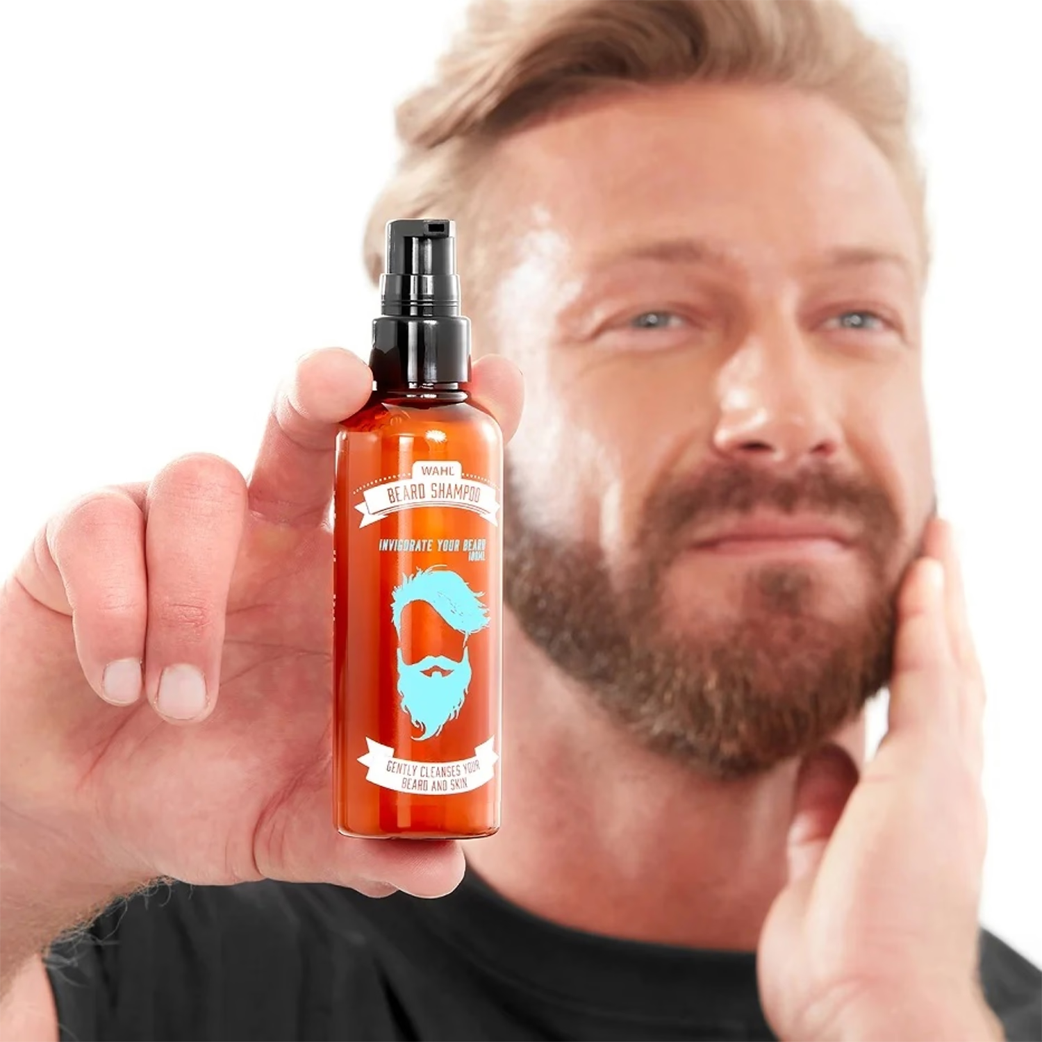 Wahl beard trimmer gift set with oil and wash, UK version