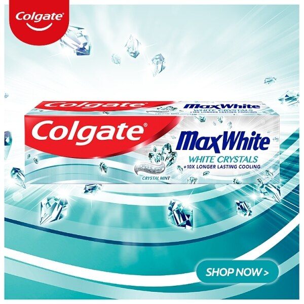 Colgate Max White Whitening Crystals Toothpaste 75ml GOODS Superdrug   