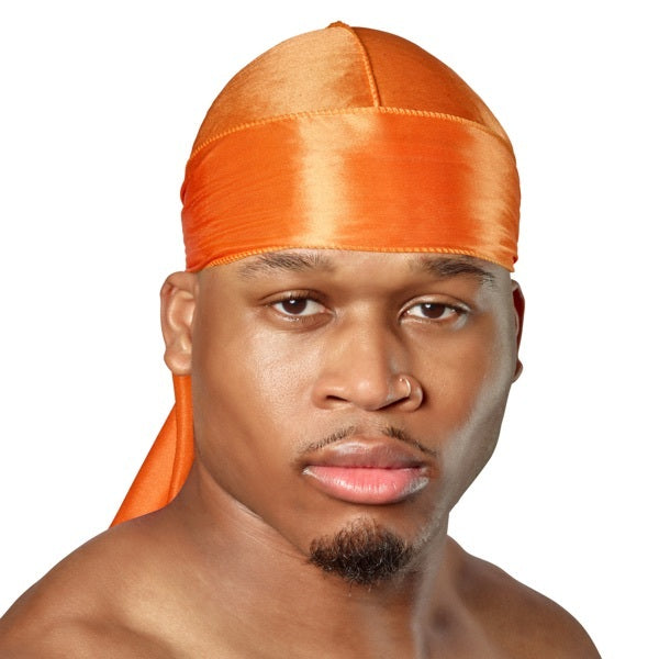 SHYNE Orange Silky Durag, imported from the UK