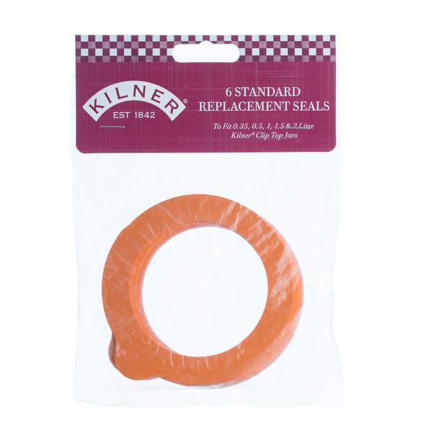 Kilner Pack of 6 Rubber Seals 0.35L - 2L   6 per pack GOODS M&S   