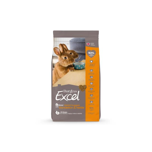 Burgess Excel Indoor Rabbit Nuggets   1.5kg GOODS M&S   