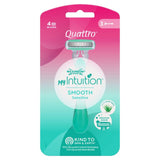 Wilkinson Sword myIntuition Smooth Sensitive Quattro Womens   3 per pack GOODS M&S   