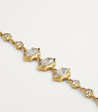 Jade Trau yellow gold diamond Maverick Line bracelet, imported from the UK