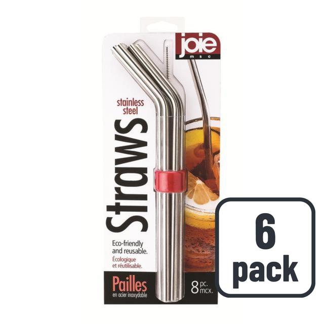 Joie Metal Straws   6 per pack GOODS M&S   