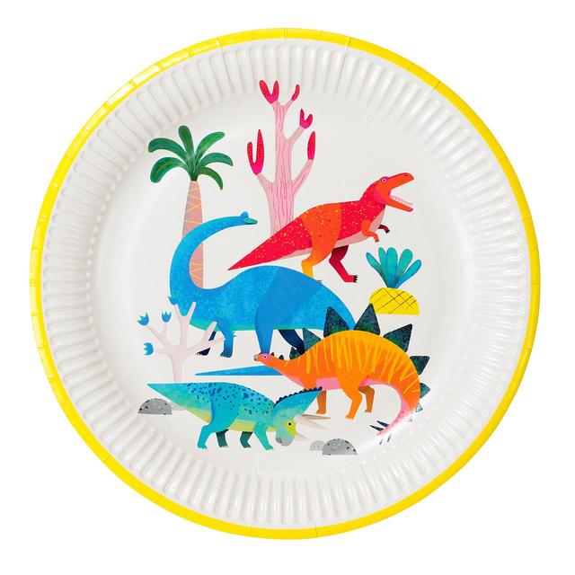 Talking Tables Dinosaur Plates   8 per pack