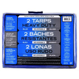 Heavy Duty Reversible Blue and Silver Tarpaulin, 2 Pack GOODS Costco UK