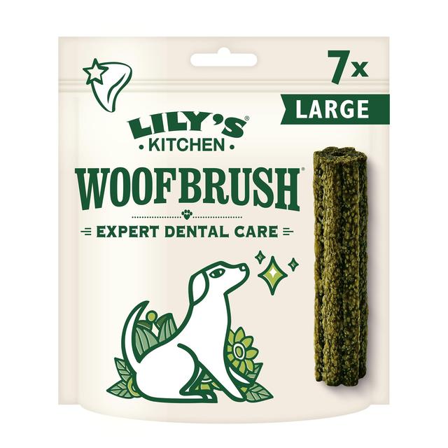 Lily's Kitchen Woofbrush Natural Daily Dental Chew Large Dog Multipack   329g GOODS M&S   