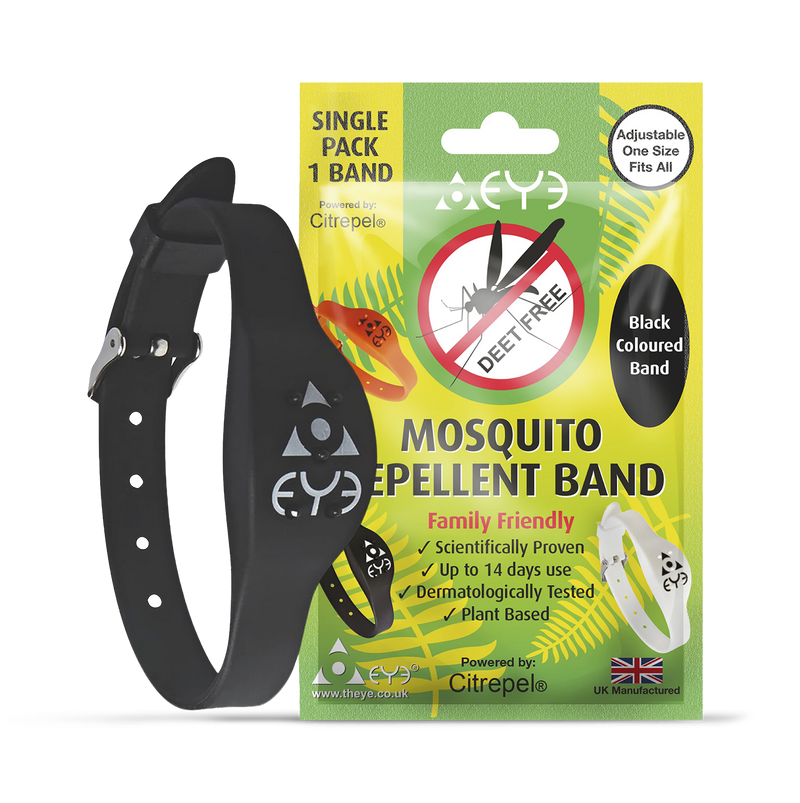 Adjustable mosquito repellent band for wrist, imported from the UK