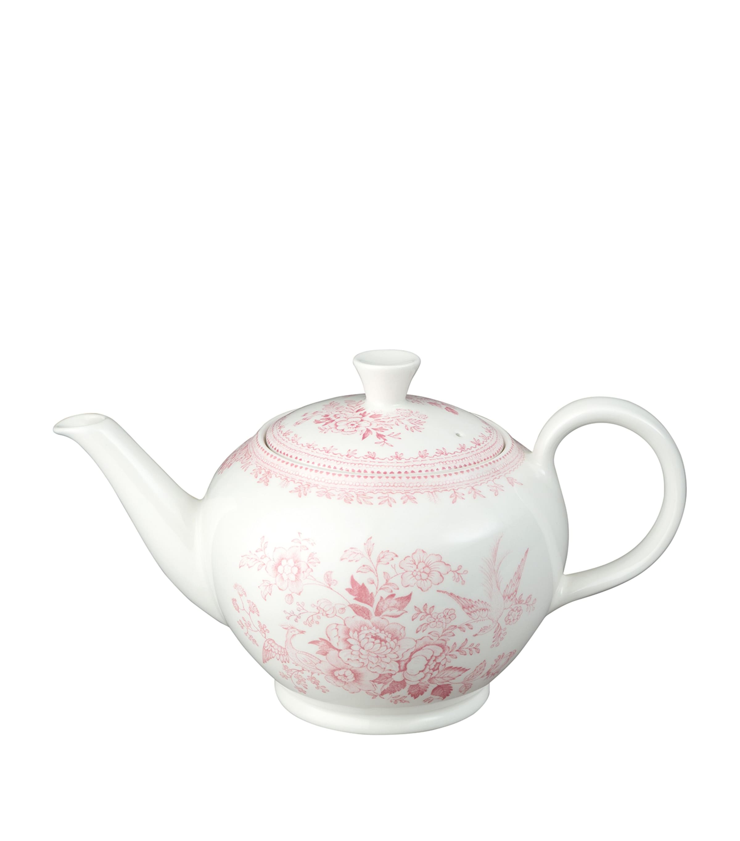 Burleigh Pink Asiatic Pheasant teapot 800ml - British product