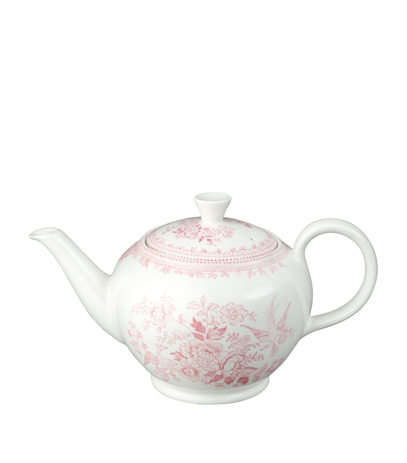 Burleigh Pink Asiatic Pheasant teapot 800ml - British product
