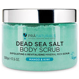 PraNaturals Dead Sea Salt Body Scrub 500g - Mango & Kiwi GOODS Superdrug   