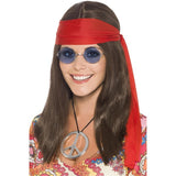 Smiffys Hippy Chick costume kit with wig and accessories, UK version