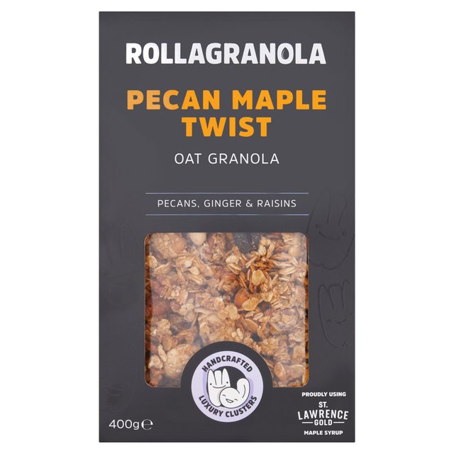 Rollagranola Pecan Maple Twist Oat Granola   400g GOODS M&S   