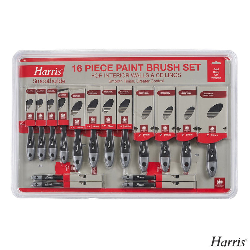 Harris 16 piece paint brush set (British brand)
