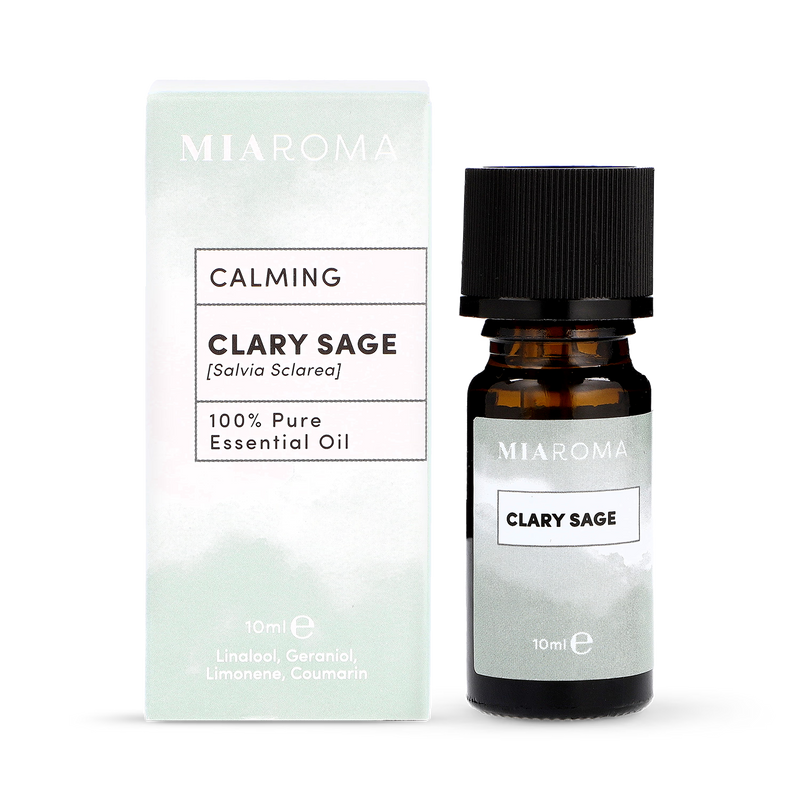 Miaroma clary sage essential oil 10ml, imported from the UK
