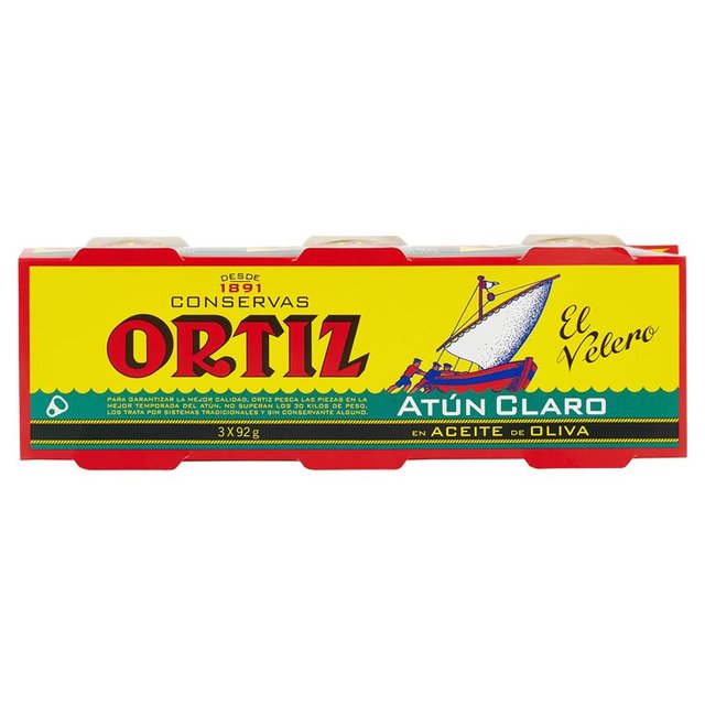 Brindisa Ortiz Yellowfin Tuna Fillet in Olive Oil   3 x 92g GOODS M&S   