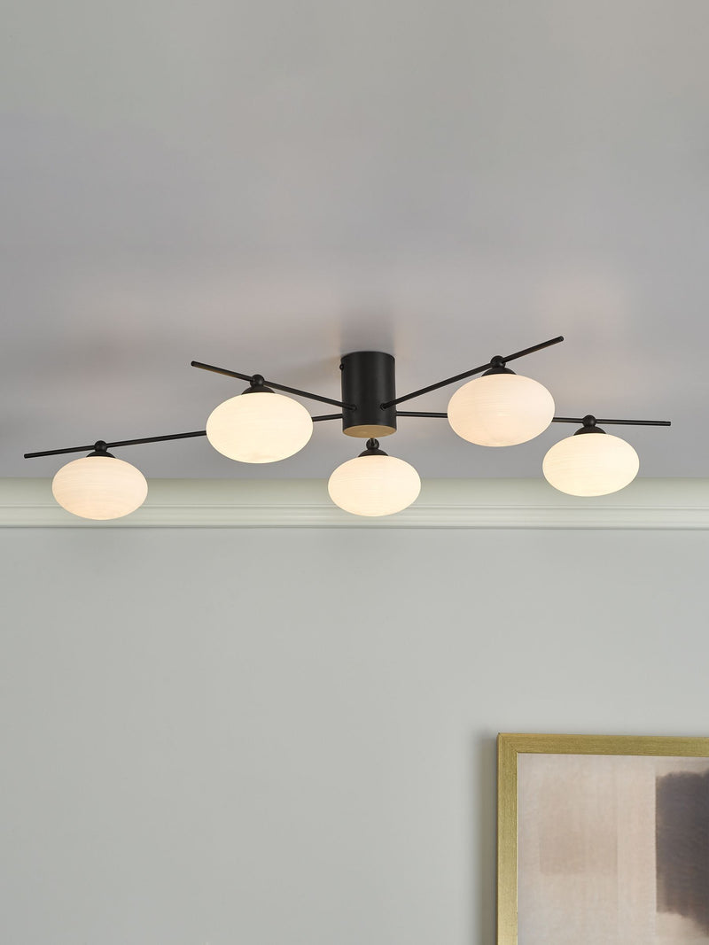Dar Lighting Black Jasper Deckenleuchte (britische Marke)