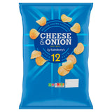 Sainsbury's Cheese Onion Crisps 12x25g GOODS Sainsburys   