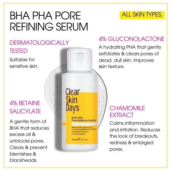 Clear Skin Days BHA PHA Pore and Blackhead Solution 50ml GOODS Superdrug   