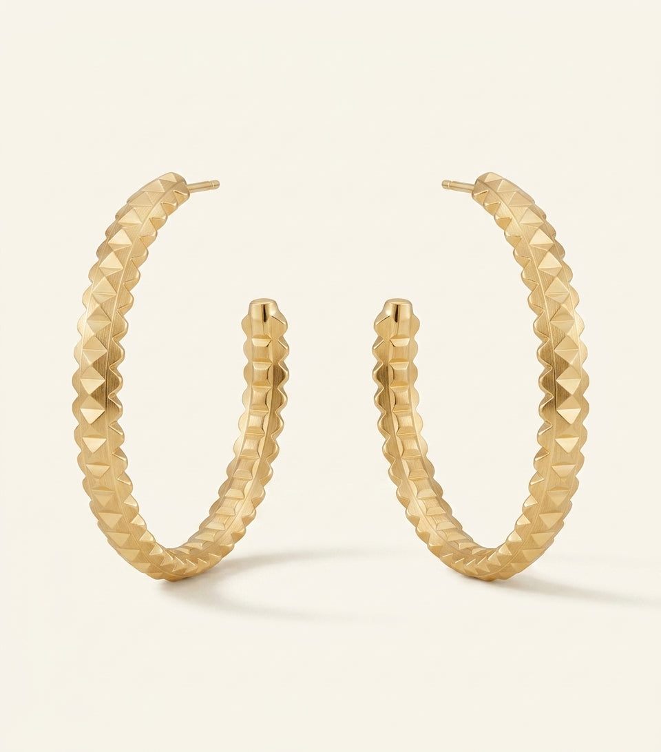 Cartier Clash de Cartier rose gold hoop earrings 18kt, imported from the UK