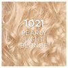 L'Oréal pearly light blonde hair dye kit 1021, imported from the UK