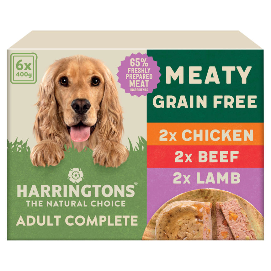 Harringtons Meaty Selection Box Wet Dog Food Trays Dog Food & Accessories ASDA   