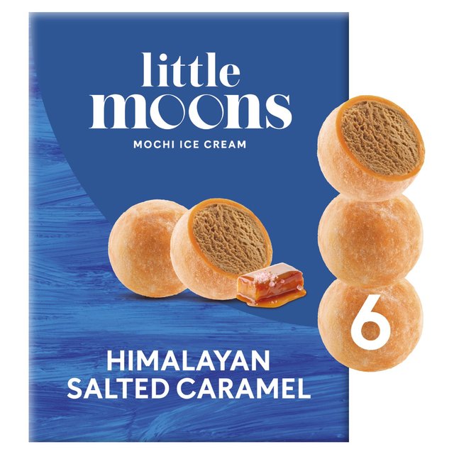 Little Moons Salted Caramel Mochi Ice Cream   6 x 32g GOODS M&S   