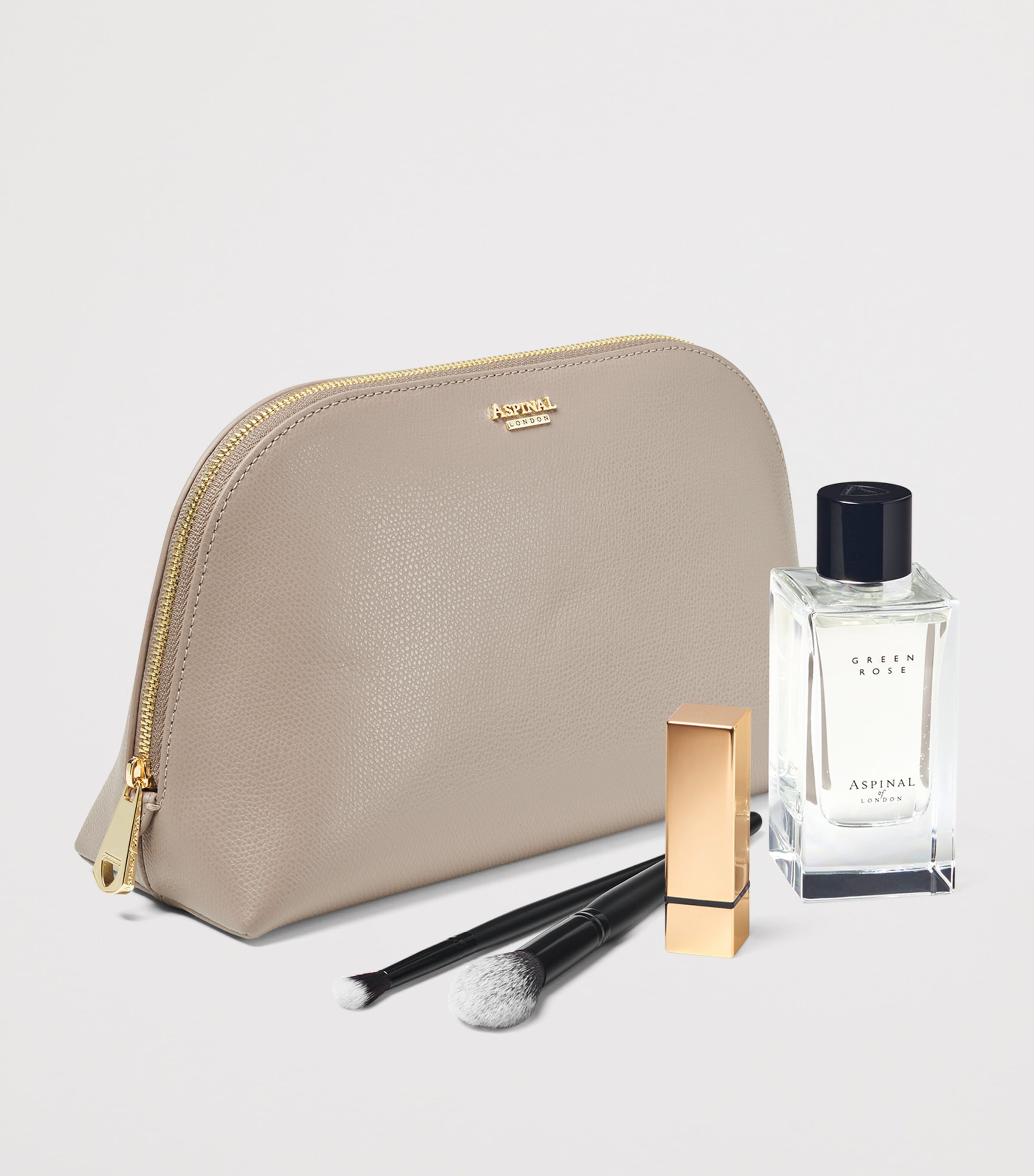 Aspinal of London large leather cosmetic case - British product