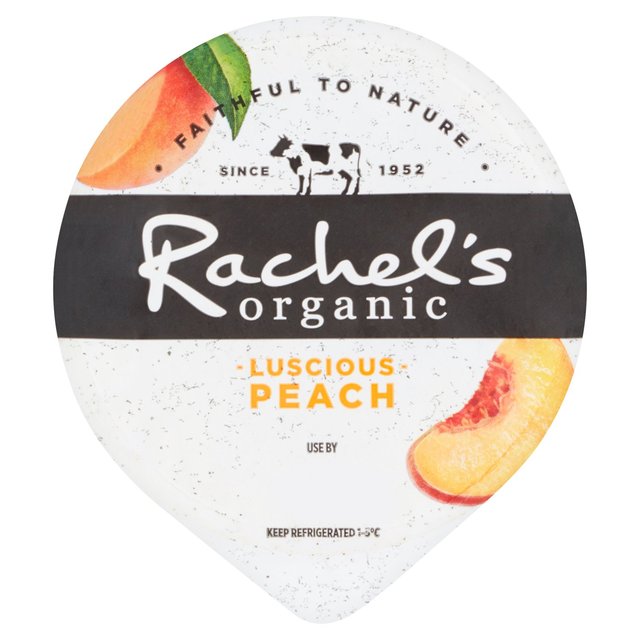 Rachel's Organic Yog Thick & Creamy Forbidden Peach   150g GOODS M&S   