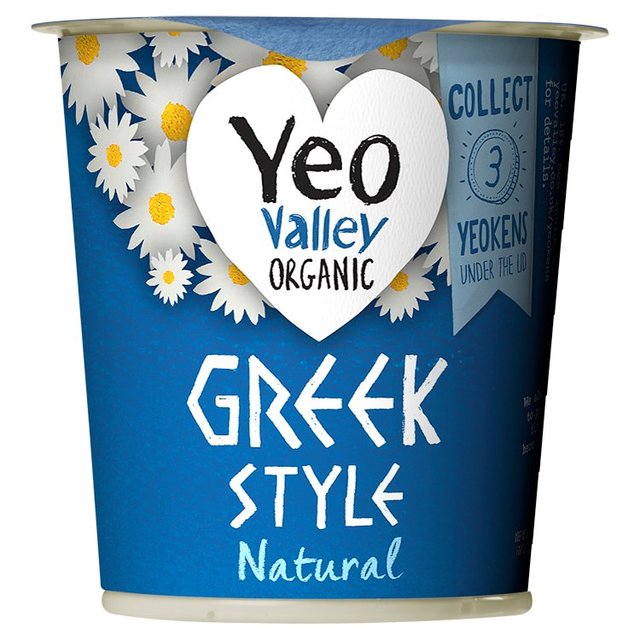 Yeo Valley Organic Natural Greek Style Yoghurt   150g